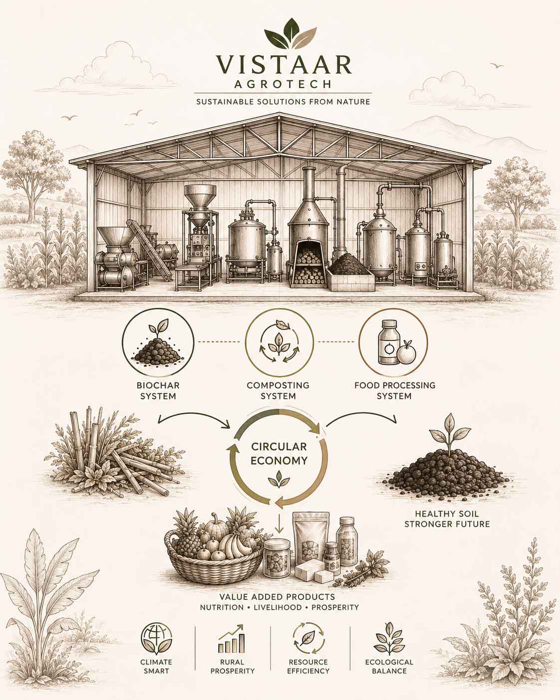 Vistaar Agrotech — an integrated rural industrial system for the circular economy